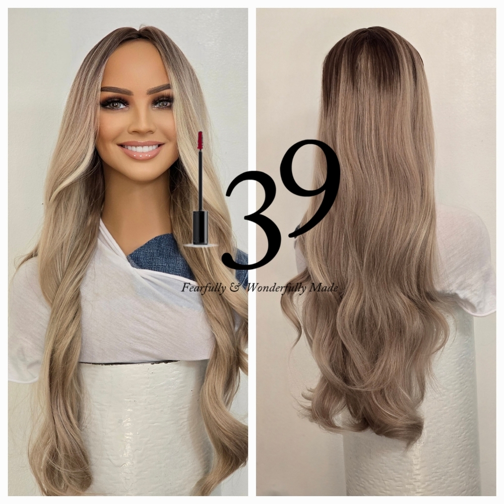 Sexy ash baylage non lace wig